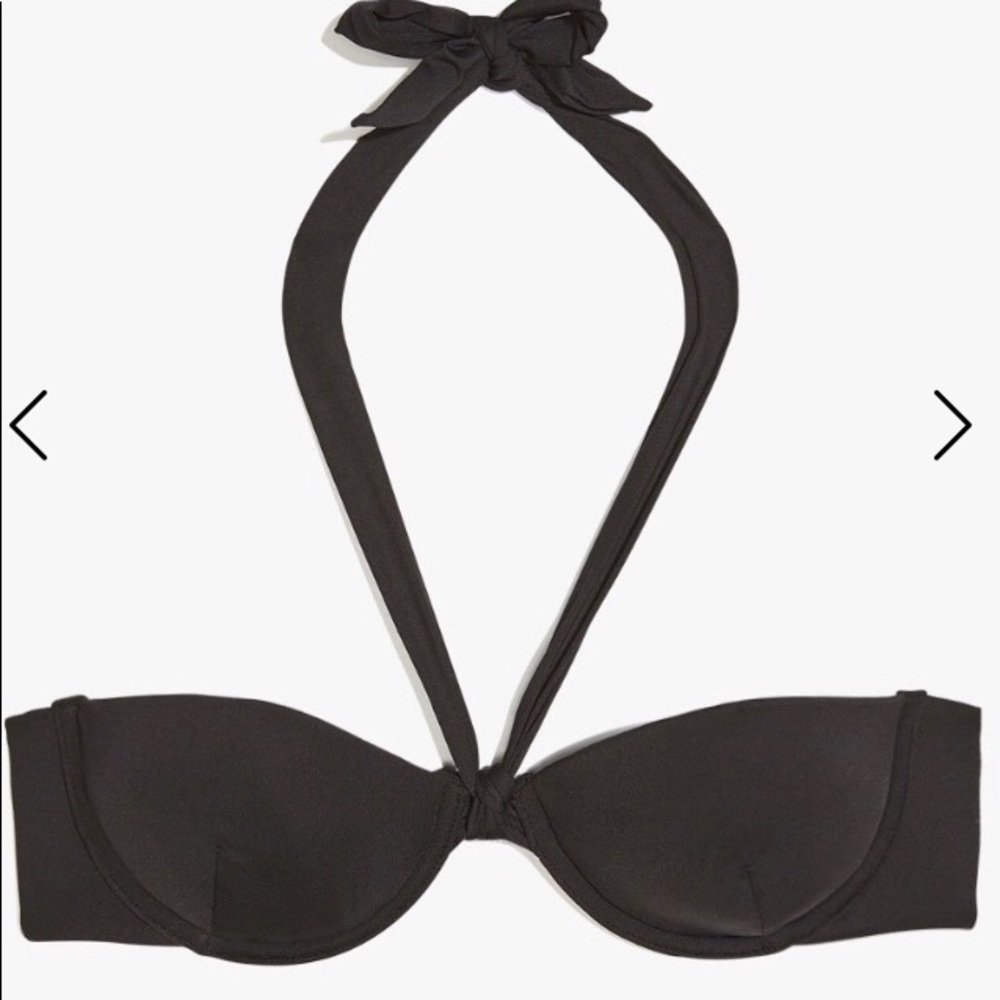 Onia blk bikini top this season brand new